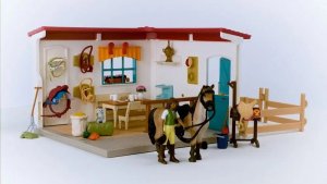 Figurka Schleich Zestaw z figurkami Pomieszczenie dla stajennego 6