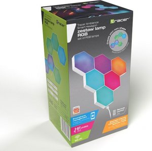 Tracer sześciokątne lampy RGB Ambience -Smart Hexagon 3
