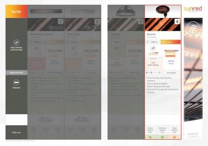 Sunred SUNRED | Heater | LUG-2000W, Lugo Quartz Wall | Infrared | 2000 W | Number of power levels | Suitable for rooms up to m² | Grey | IP24 6