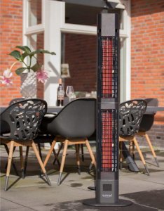 Sunred SUNRED | Heater | RD-DARK-3000L, Valencia Dark Lounge | Infrared | 3000 W | Number of power levels | Suitable for rooms up to m² | Black | IP55 5