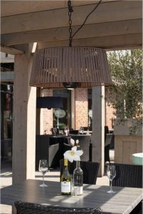 Sunred SUNRED | Heater | ARTIX M-HO BROWN, Corda Bright Hanging | Infrared | 1800 W | Number of power levels | Suitable for rooms up to m² | Brown | IP24 4