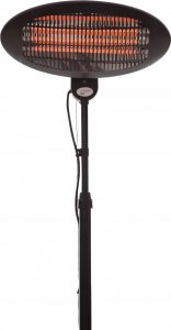 Sunred SUNRED | Heater | SMQ2000A, Elekra Quartz Standing | Infrared | 2000 W | Number of power levels | Suitable for rooms up to m² | Black | IP34 4