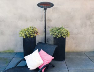 Sunred SUNRED | Heater | SMQ2000A, Elekra Quartz Standing | Infrared | 2000 W | Number of power levels | Suitable for rooms up to m² | Black | IP34 5