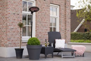 Sunred SUNRED | Heater | SMQ2000A, Elekra Quartz Standing | Infrared | 2000 W | Number of power levels | Suitable for rooms up to m² | Black | IP34 6