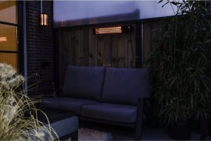 Sunred SUNRED | Heater | PRO25W-SMART, Triangle Dark Smart Wall | Infrared | 2500 W | Number of power levels | Suitable for rooms up to m² | Black | IP55 4