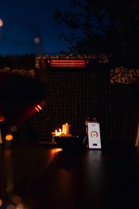 Sunred SUNRED | Heater | PRO25W-SMART, Triangle Dark Smart Wall | Infrared | 2500 W | Number of power levels | Suitable for rooms up to m² | Black | IP55 6