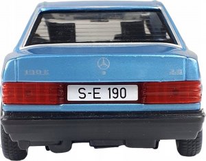 Bburago Model metalowy Mercedes Benz 190E 1987 1/24 czerwony 5