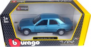 Bburago Model metalowy Mercedes Benz 190E 1987 1/24 czerwony 8