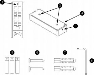 Tedee Tedee Klawiatura TKV1.0A 4