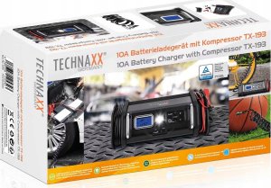 Kompresor samochodowy Technaxx Ładowarka do akumulatorów 10A 230V z kompresorem 6
