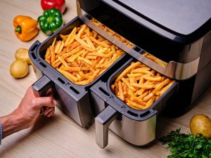 Frytkownica beztłuszczowa Tefal DualEasy Grill EY905D 7