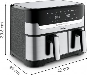 Frytkownica beztłuszczowa Tefal DualEasy Grill EY905D 15