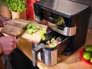 Frytkownica beztłuszczowa Tefal DualEasy Grill EY905D 4