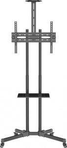 Techly Stojak mobilny Techly 37''-70'', 50kg regulowany, 2xpółka 2