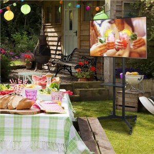 Techly Stojak mobilny Techly 37''-70'', 50kg regulowany, 2xpółka 4