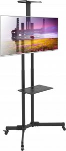 Techly Stojak mobilny Techly 37''-70'', 50kg regulowany, 2xpółka 10