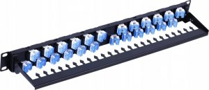 Techly Techly 367836 Patch panel 24x Keystone RJ45 Cat6a UTP, 1U, porty ukośne 3