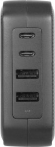 Ładowarka Targus Ładowarka cienna 100W GaN Black USB-A x2 and USB-C x2 9