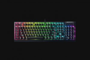 Razer Razer | Mechanical Gaming Keyboard | BlackWidow V4 X | Gaming Keyboard | Wired | Nordic | Green Mechanical Switches (Clicky) 1