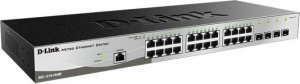 Switch D-Link D-Link DGS-1210-28/ME 28-Port Gigabit Metro Ethernet Smart Switch, 24x GbE, 4x SFP, fanless 1
