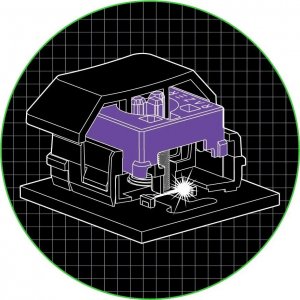 Klawiatura Razer DeathStalker V2 Pro Purple (RZ03-04361800-R3M1) 10