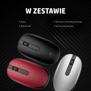 Mysz HP Mysz HP 240 Lunar White Bluetooth Mouse bezprzewodowa biała 793F9AA 8
