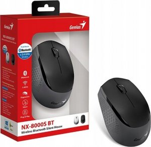 Mysz Genius GENIUS myš NX-8000S BT/ duální Bluetooth + 2,4GHz/ 1200 dpi/ bezdrátová/ tichá/ černá 5