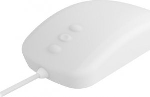 Mysz Cherry CHERRY Mouse AK-PMH3 Medical 3-Button Scroll corded sealed white IP68 kabelgebunden, 3-Button-Scroll-Steuerung, IP68 4