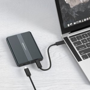 Kieszeń Qoltec Obudowa/kieszeń Qoltec na dysk M.2 SSD | SATA | NVMe | USB-C | DUAL 2 x 2TB 9