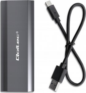 Kieszeń Qoltec Obudowa/kieszeń Qoltec NV2271 na dysk M.2 SSD | SATA | NVMe | USB-C | 2TB 2