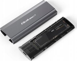 Kieszeń Qoltec Obudowa/kieszeń Qoltec NV2271 na dysk M.2 SSD | SATA | NVMe | USB-C | 2TB 3