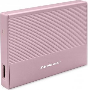 Kieszeń Qoltec Obudowa/kieszeń Qoltec na dysk SSD HDD 2.5" | SATA | USB 3.0 | Super speed 5Gb/s | 2TB | Różowy 4