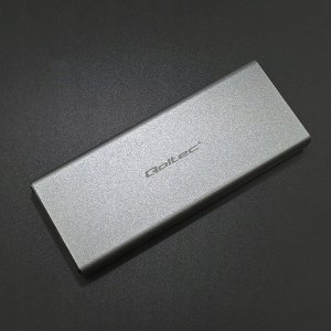 Kieszeń Qoltec Obudowa/kieszeń Qoltec na dysk M.2 SSD | SATA | NGFF | USB 3.0 | Super speed 5Gb/s | 2TB | Srebrny 6
