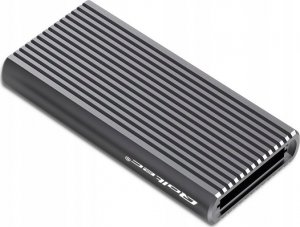 Kieszeń Qoltec Obudowa/kieszeń Qoltec na dysk M.2 SSD | SATA | NVMe | RGB LED | USB-C | 4TB 7