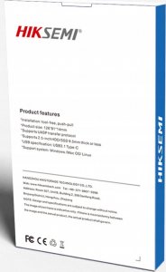 Kieszeń HIKSEMI Obudowa na dysk HIKSEMI MHC201 SATA 2,5" HDD/SSD USB-C 4