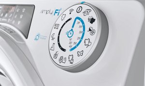 Pralka Candy Candy | RO 1486DWME/1-S | Washing Machine | Energy efficiency class A | Front loading | Washing capacity 8 kg | 1400 RPM | Depth 53 cm | Width 60 cm | Display | TFT | Steam function | Wi-Fi | White 4