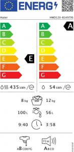 Pralka Haier Washing machine Haier HWD120-B14979-S 28