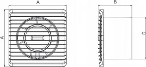 airRoxy WENTYLATOR ÅAZIENKOWY ENERGY PLANET 80 PS,WYÅÄCZNIK NA KABLU 6