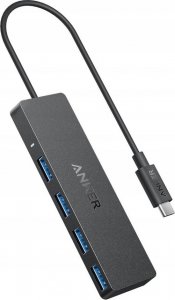 HUB USB Anker Hub 4w1 5Gbps USB-C Czarny 1