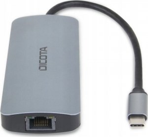 HUB USB Dicota Hub USB-C 8 w 1 Multi Hub 4K PD 100W 6