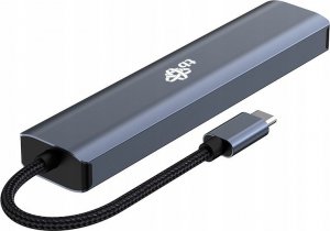 HUB USB TB Print Adapter HUB USB C 6w1 - HDMI, USBx3, PD, RJ-45 4