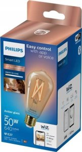 Philips Smart filament bursztynowa E27 ST64 7 W (50 W), WW-CW 2