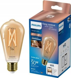 Philips Smart filament bursztynowa E27 ST64 7 W (50 W), WW-CW 4