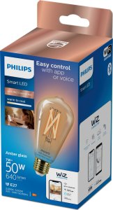 Philips Smart filament bursztynowa E27 ST64 7 W (50 W), WW-CW 9