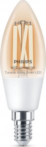 Philips Philips Smart filament przezroczysta E14 C35 4,9 W (40 W), WW-CW 1