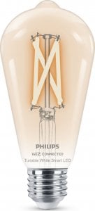 Philips Philips Smart filament przezroczysta E27 ST64 7 W (60 W), WW-CW 1