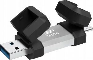 Pendrive Silicon Power Pendrive Silicon Power Mobile C51 256GB USB-A USB 3.2 Type-C 200MB/s Srebrny 1