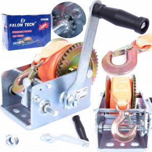 Falon-Tech WYCIĄGARKA RĘCZNA PASOWA TAŚMOWA NA KORBĘ 1134kg 1