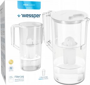 Dzbanek filtrujący Wessper AquaClassic Basic 2.5L biały (WES204-WH) 4