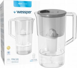 Dzbanek filtrujący Wessper AquaClassic Basic 2.5L szary (WES204-GR) 3